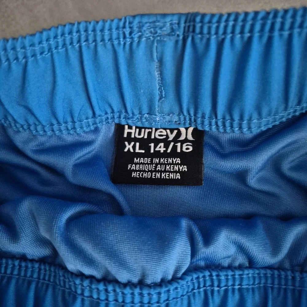Hurley Boys XL 14/6 Pull-On Draw-Cord Back Pocket Swim Trunk